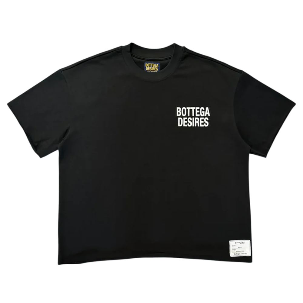 Camiseta Bottega Desires Fuck Em Black