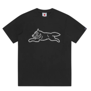 Camiseta Ice Cream Crystal Running Dog Black