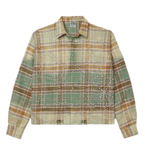 Camiseta Manga Longa Valley Mystikal Flannel Grenn Yellow