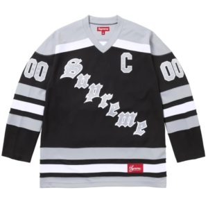 Camiseta Supreme Fire and Ice Hockey Jersey Black