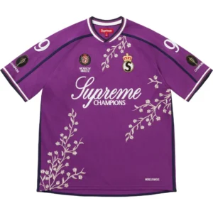 Camiseta Supreme Floral Soccer Jersey Purple