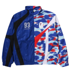 Conjunto BAPE Split Stand Collar Track Jacket Blue
