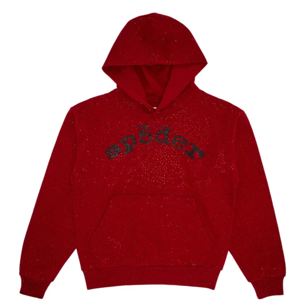 Conjunto Sp5der VVS Hoodie Red