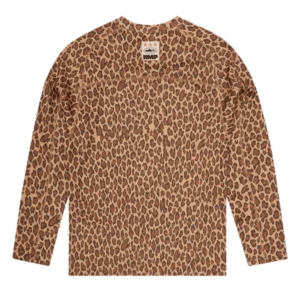 Camiseta Corteiz Long-Sleeve HMP Mesh Panel Jersey Leopard
