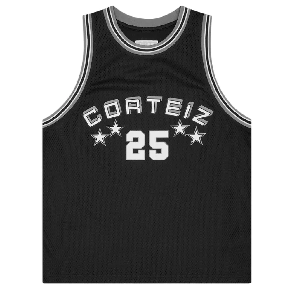 Regata Corteiz Stars Bball Jersey Black