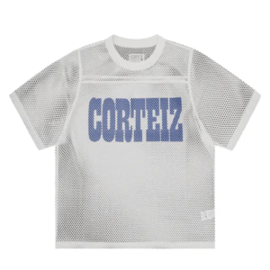 Camiseta Corteiz Western Open Mesh Jersey White