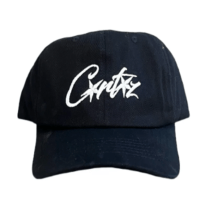 Boné Corteiz Script Cap Black