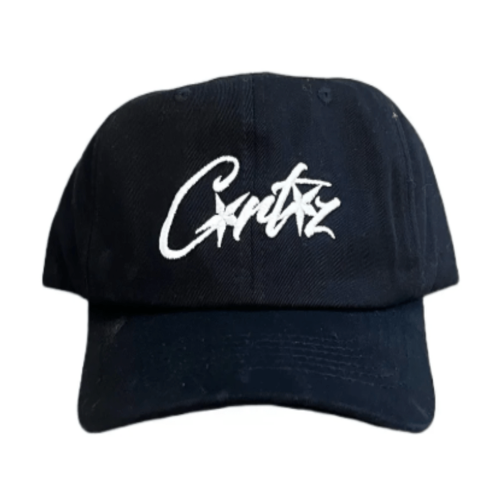 Boné Corteiz Script Cap Black