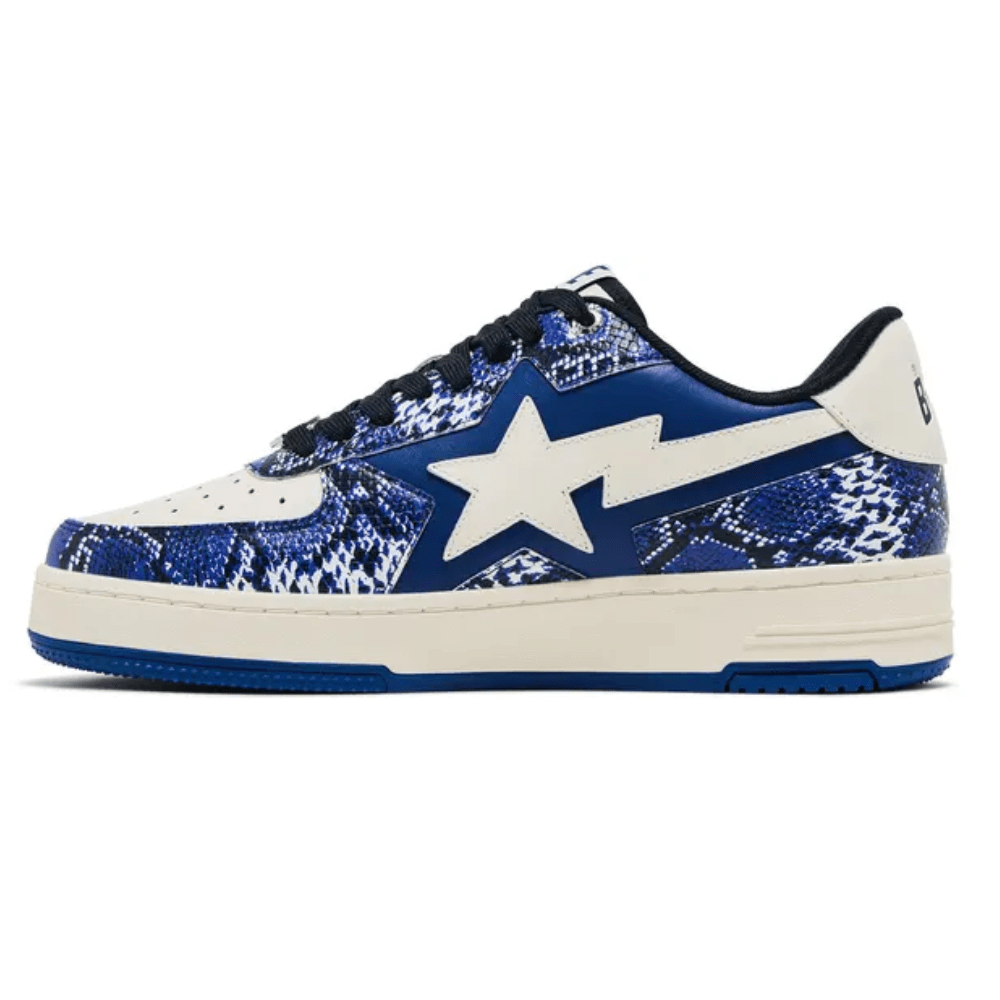 SSENSE x A Bathing Ape Bape Sta Blue Snakeskin
