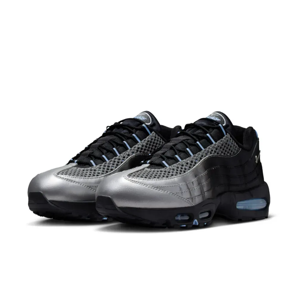 Nike Air Max 95 x Palace Metallic Silver Aluminum Black