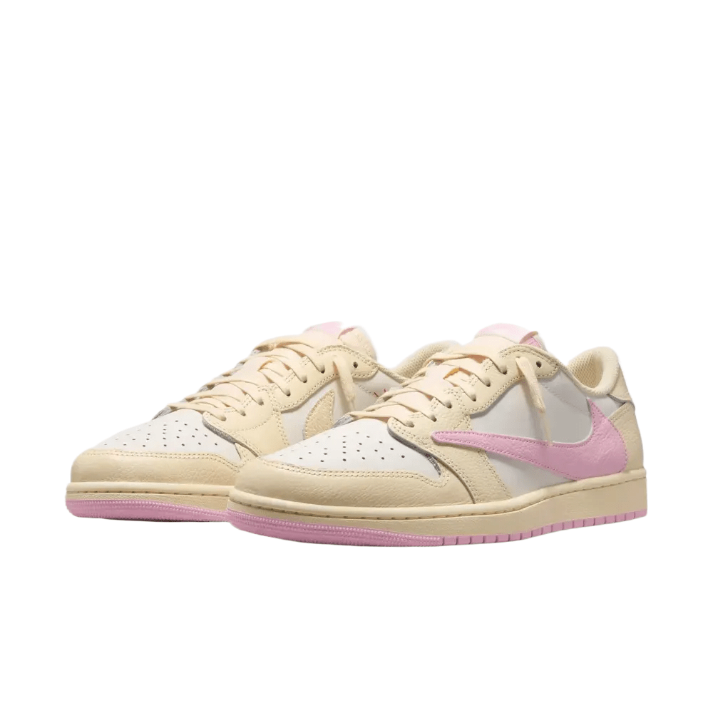 Air Jordan 1 Low x Travis Scott Sail Tropical Pink Shy Pink Muslin