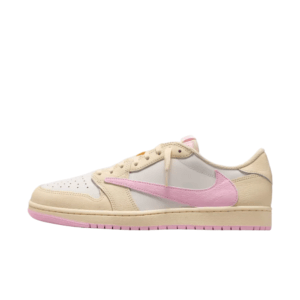 Air Jordan 1 Low x Travis Scott Sail Tropical Pink Shy Pink Muslin