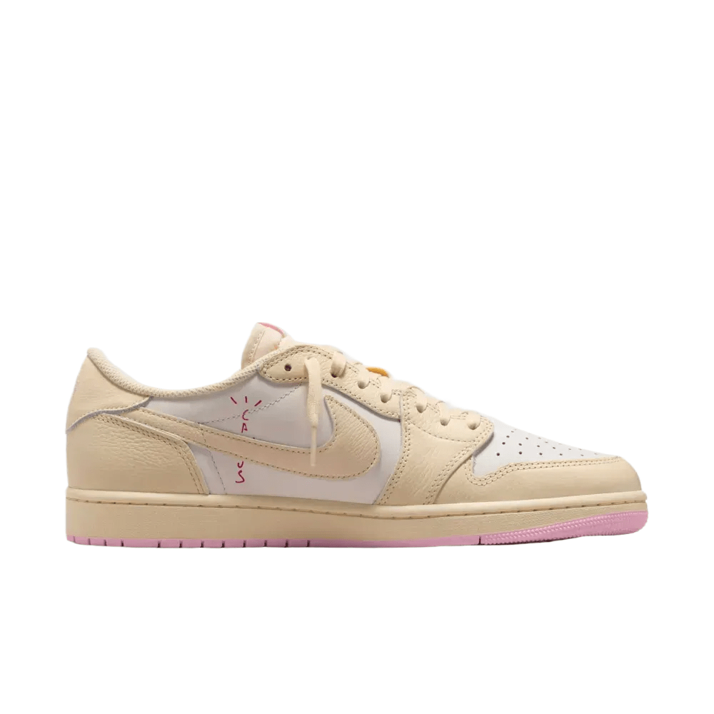Air Jordan 1 Low x Travis Scott Sail Tropical Pink Shy Pink Muslin