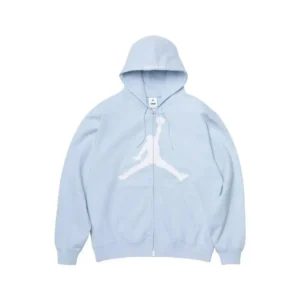 Air Jordan x Supreme Jaqueta Hooded Light Blue