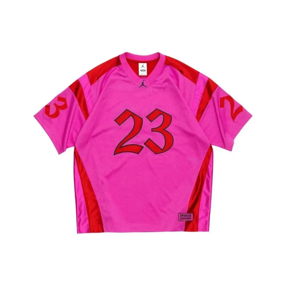 Conjunto Air Jordan x Supreme Jersey Pink