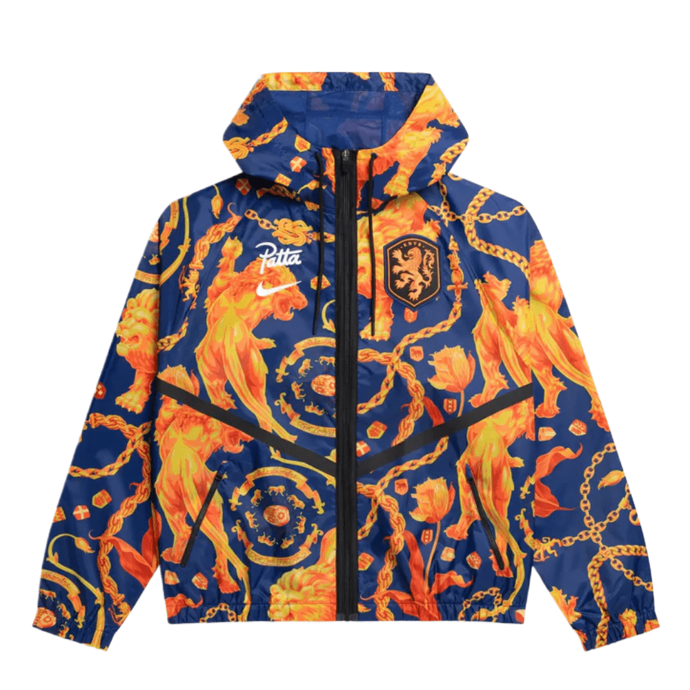 Jaqueta Nike x Holanda x Patta Anthem Orange