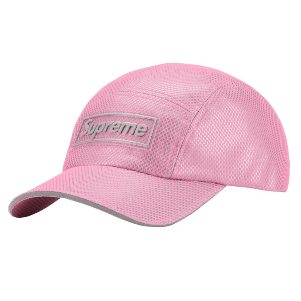 Boné Supreme Metallic Mesh Rosa