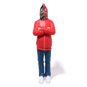 Boneco Bape Shark Seijin Vermelho