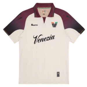 Camiseta Venezia Away Jersey Polo Creme Vinho