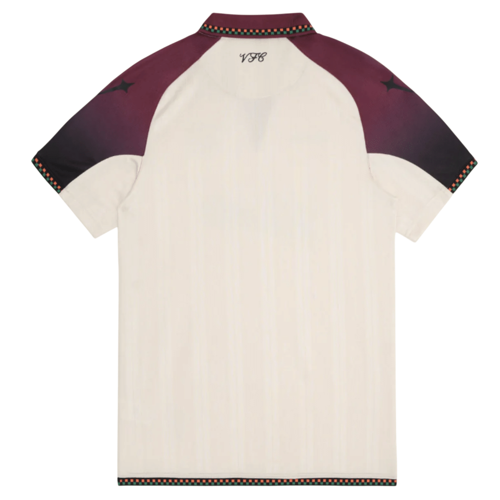Camiseta Venezia Away Jersey Polo Creme Vinho