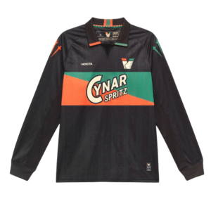 Camiseta Venezia Match Home Jersey Long Sleeves Black
