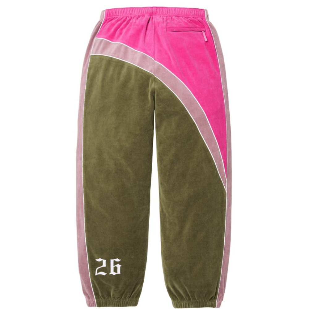 Conjunto Supreme x Umbro Velour Track Green