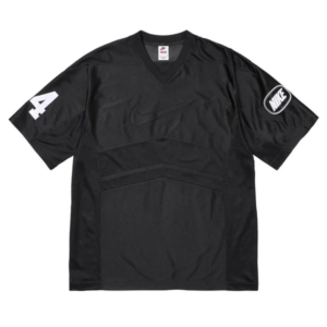 Camiseta Supreme x Nike Football Jersey Preta