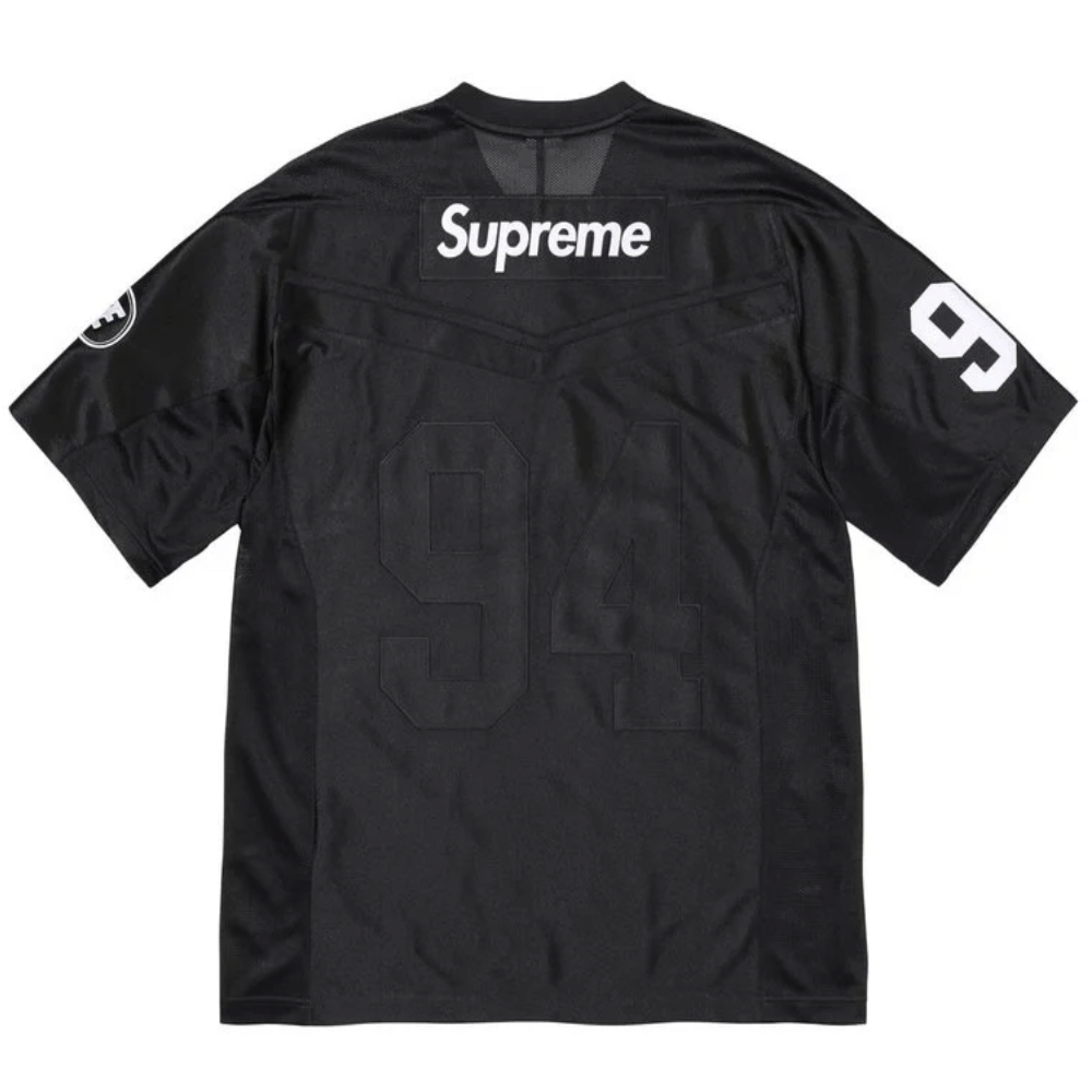 Camiseta Supreme x Nike Football Jersey Preta