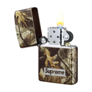 Zippo x Supreme Isqueiro Logo Realtree Hardwoods Camo